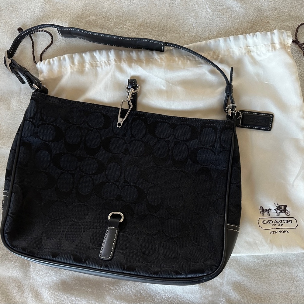 NEW Coach 6091 Signature Y2K Hamptons Bag with Dust Cover